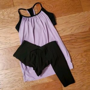 lululemon No Limits Tank Classic Sport Grey Purple